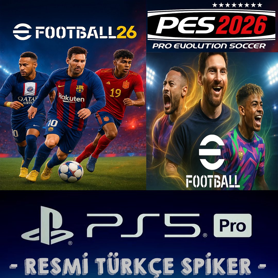 Efootball 2026 ( PES 2026 ) - PS5 PRO - RESMİ TÜRKÇE SPİKER